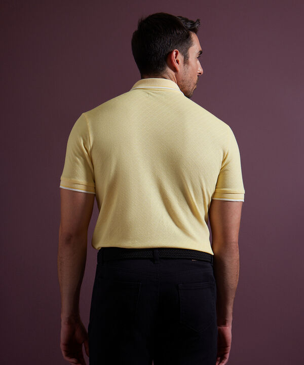 Polo Cuello Tejido Sin Banda