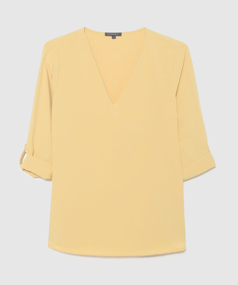 Blusa con Escote en V