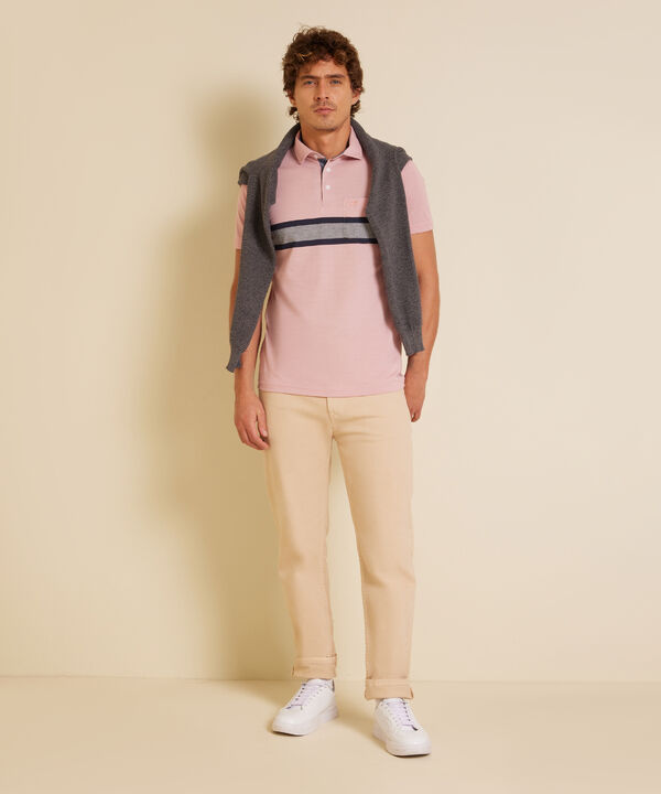 Polo Prete&ntilde;ida Cuello Maquina, Regular Fit