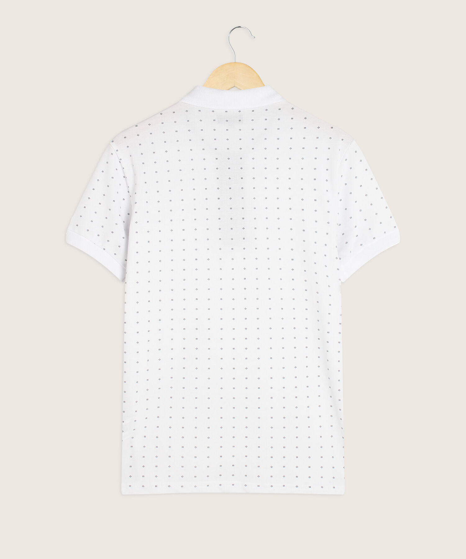 Polo Corte Slim Fit Blanco