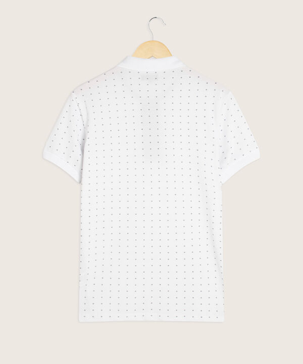 Polo Corte Slim Fit Blanco