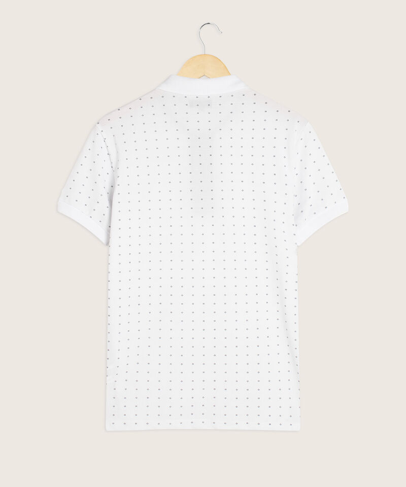 Polo Corte Slim Fit Blanco