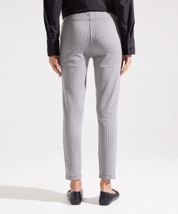 Leggins a Rayas con Bolsillos Falsos