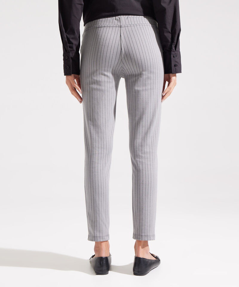 Leggins a Rayas con Bolsillos Falsos