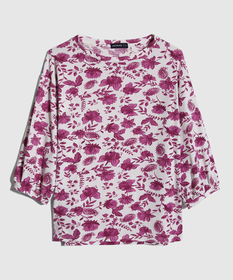 Camiseta Estampado Floral