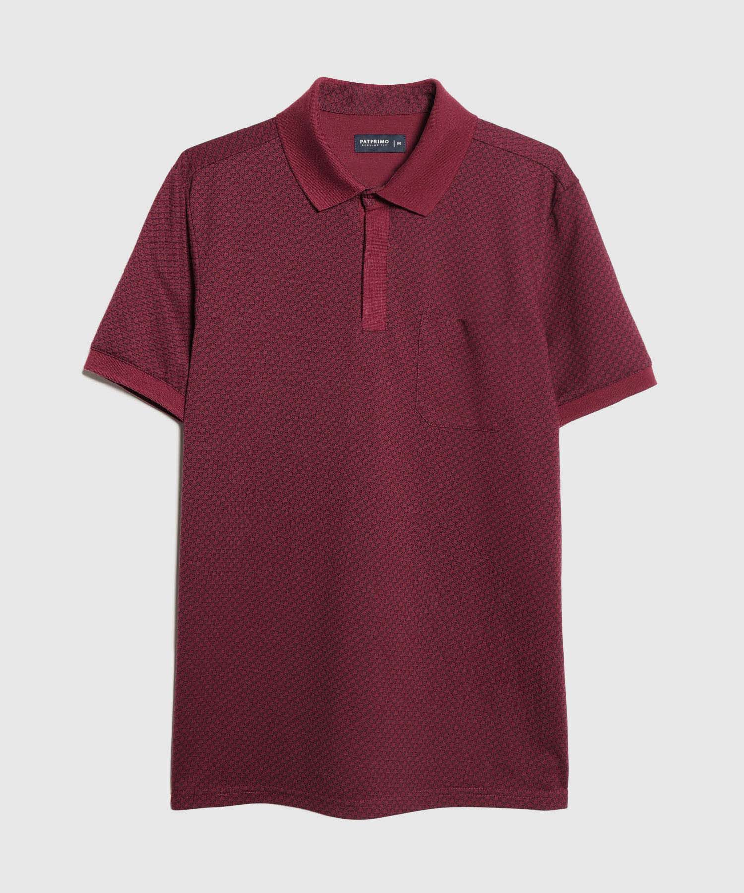 Polo Manga Corta Cuello Tejido