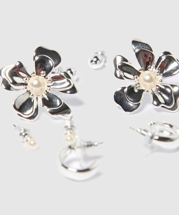 Aretes Set X 4 Pares De Aretes Ref. Kf232-0439