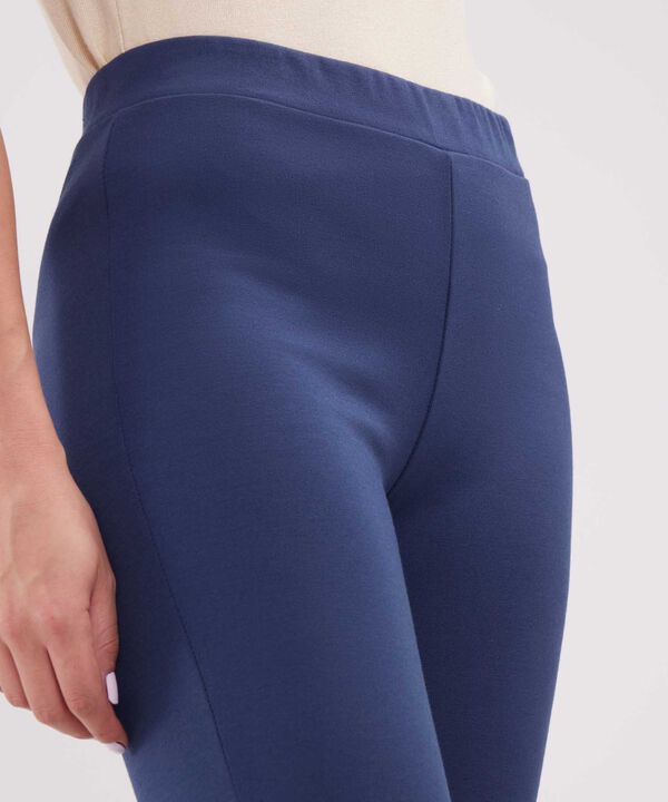 Leggins Unicolor Con Botones Decorativos