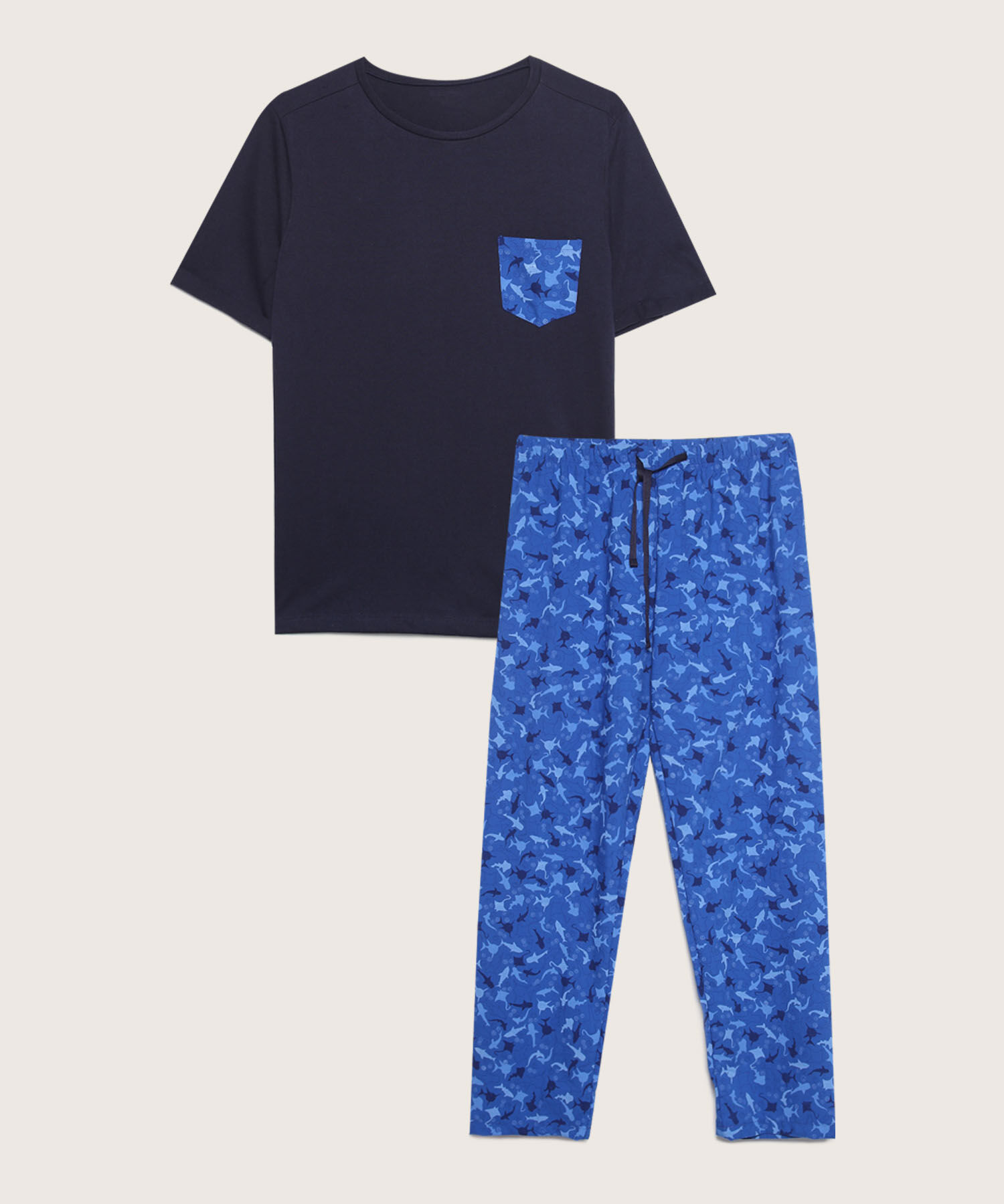 Pijama Camiseta Manga Corta