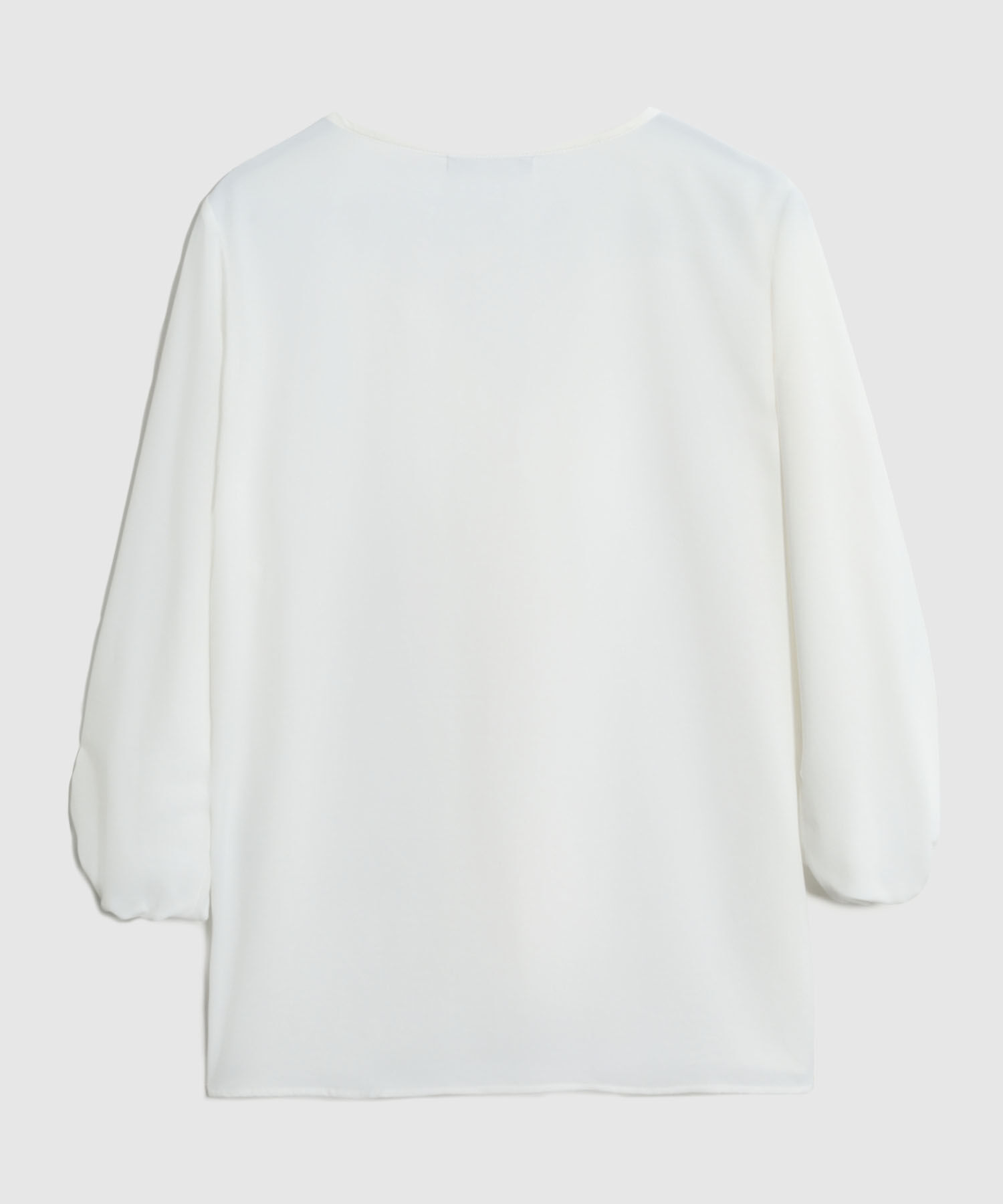 Blusa Con Bolero Frontal Cascada Mujer