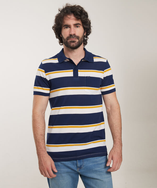Polo Preteñida Silueta Slim Fit