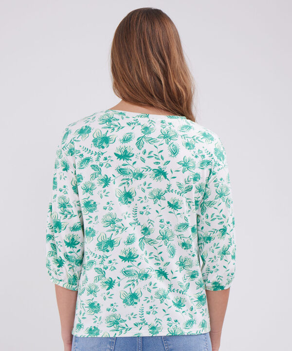 Camiseta Estampado Floral