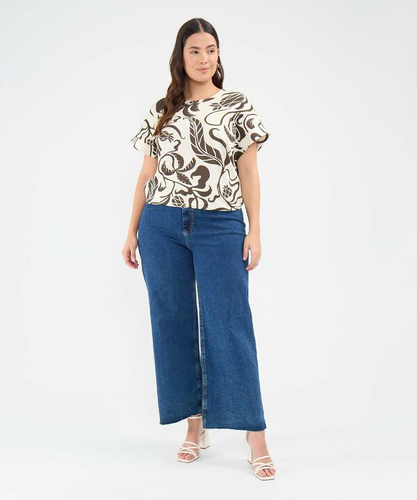 Camiseta Estampado Botánico image number null