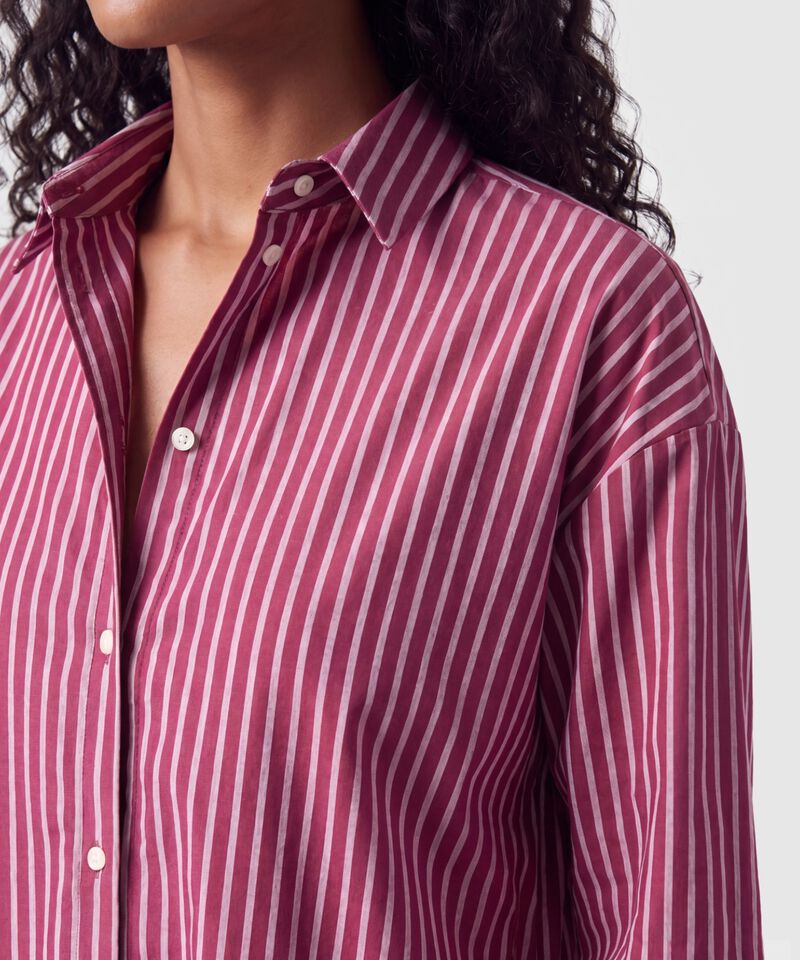 Camisa Manga Larga Hombro Ca&iacute;do Para Mujer