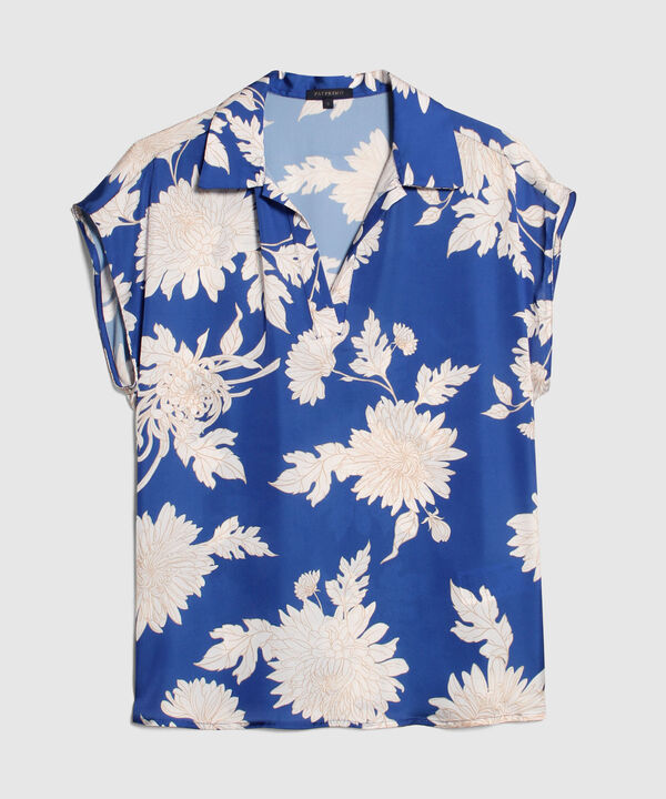 Blusa A Manga Corta Corrida