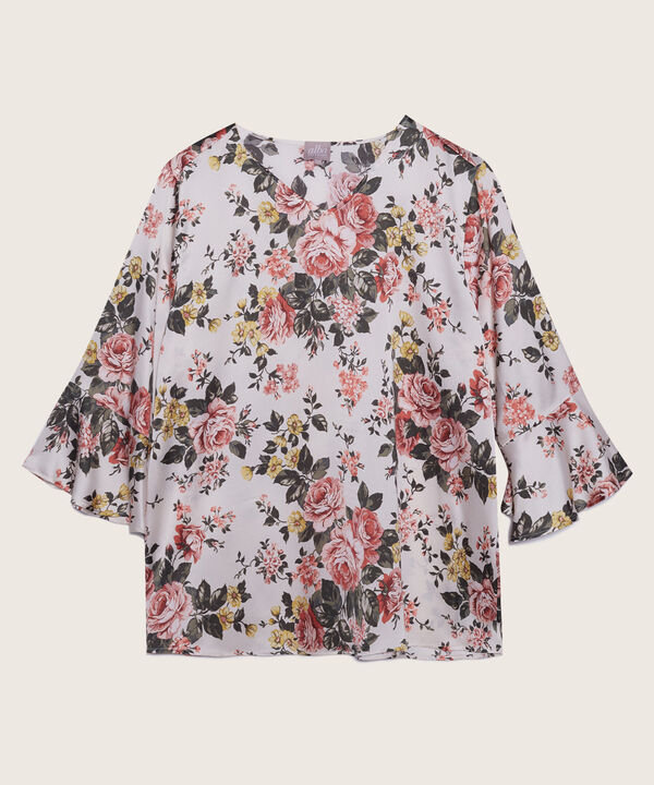 Blusa Manga 3/4 Unicolor