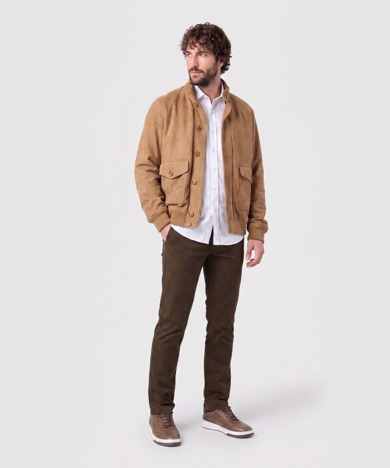 Camisa Manga Corta De Punto Para Hombre