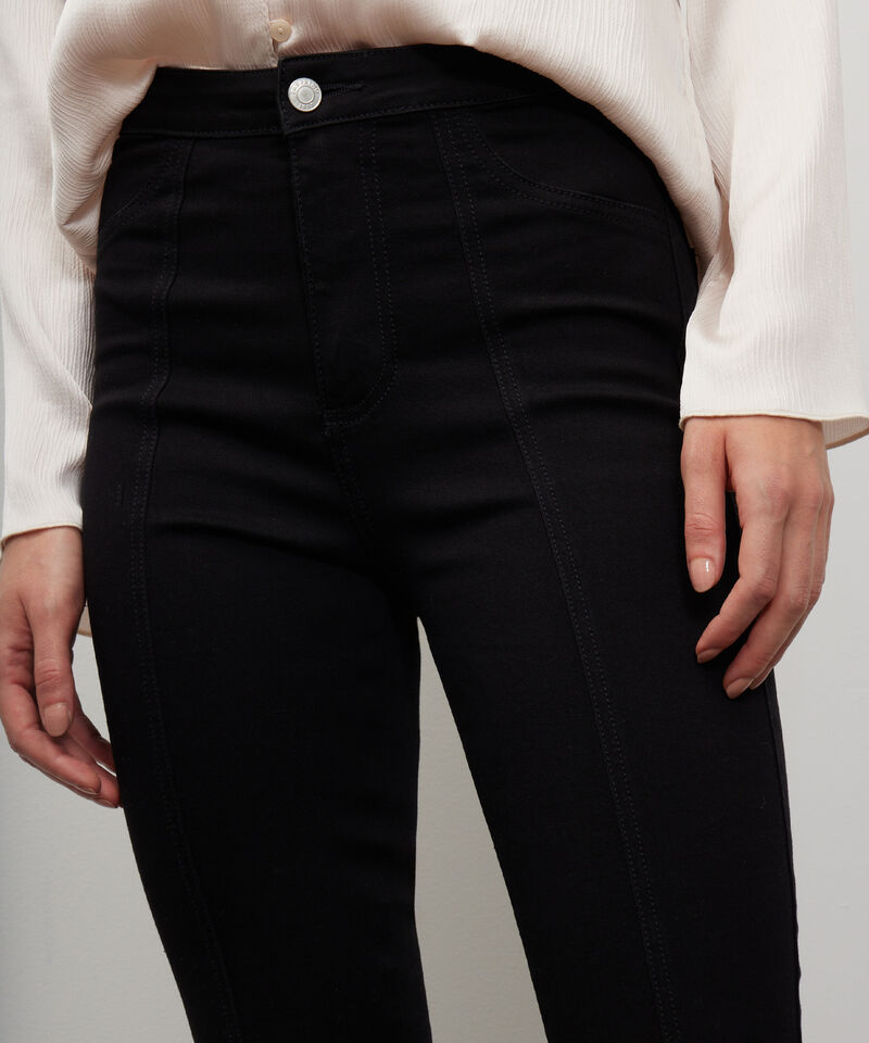 Jean Jegging Cortes Tono Negro