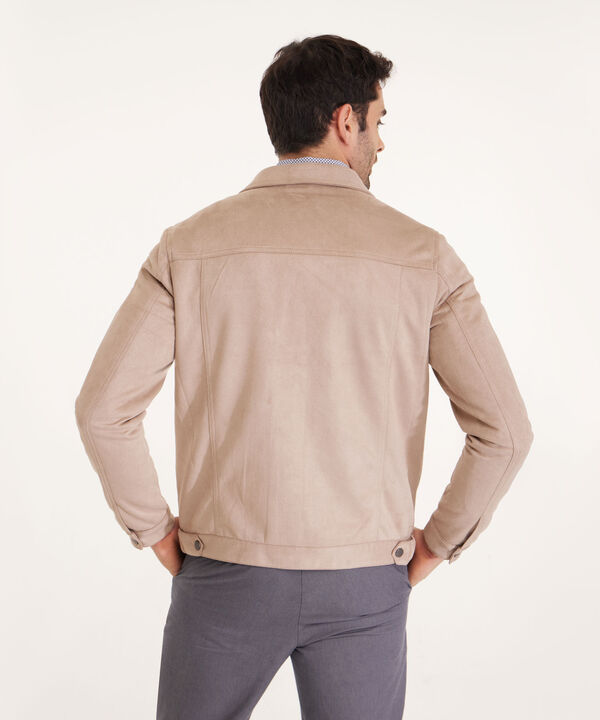 Chaqueta Trucker En Suede