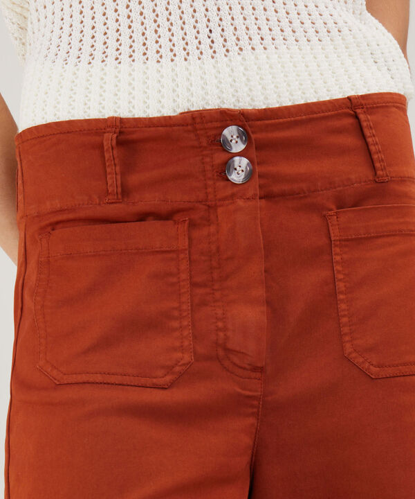 Pantalon Wide Leg Unicolor