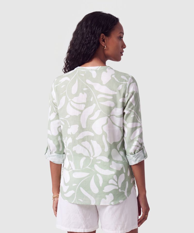 Blusa Manga Ajustable Para Mujer