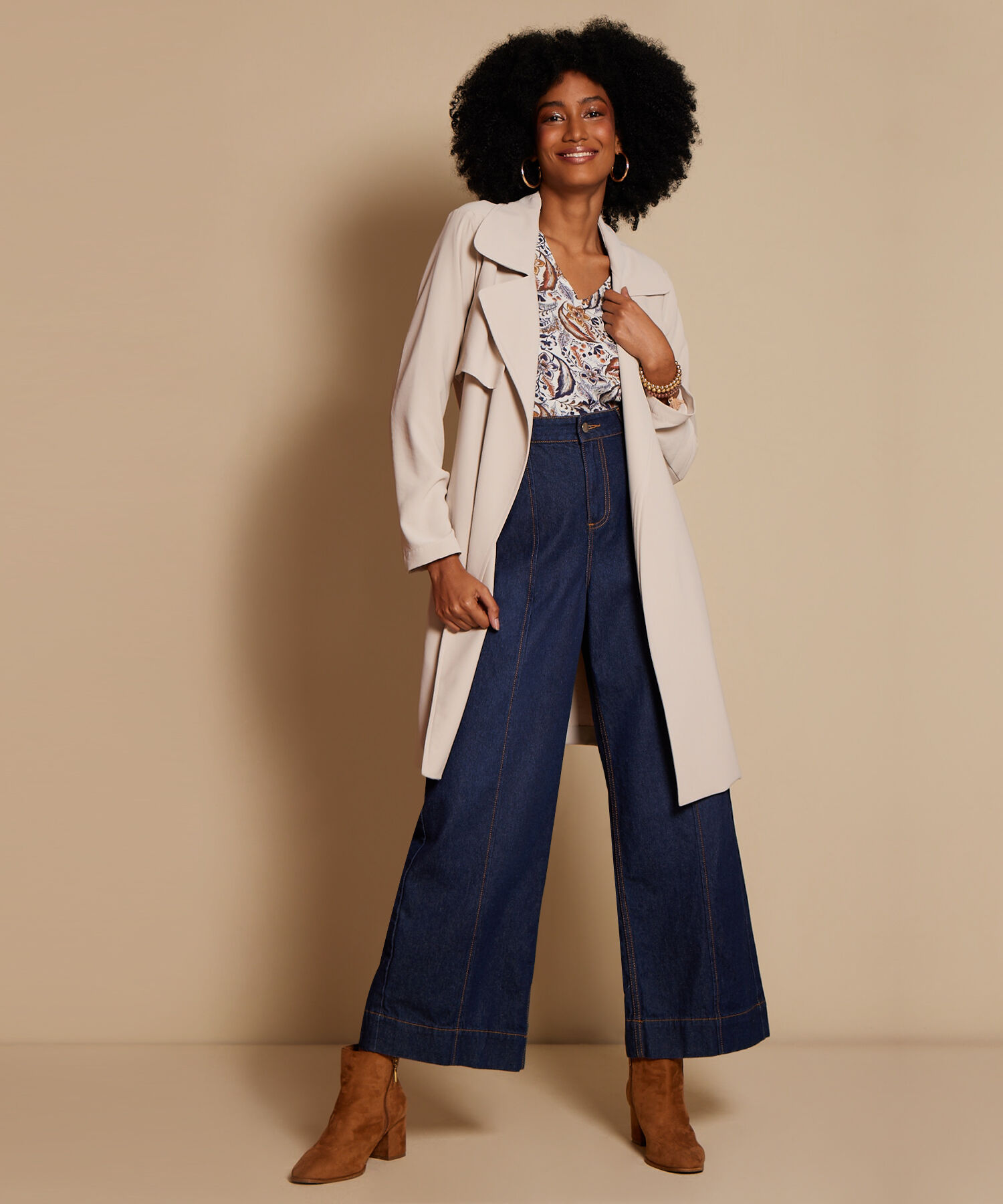 Chaqueta Trench Ligera Con Cintur&oacute;n Para Mujer