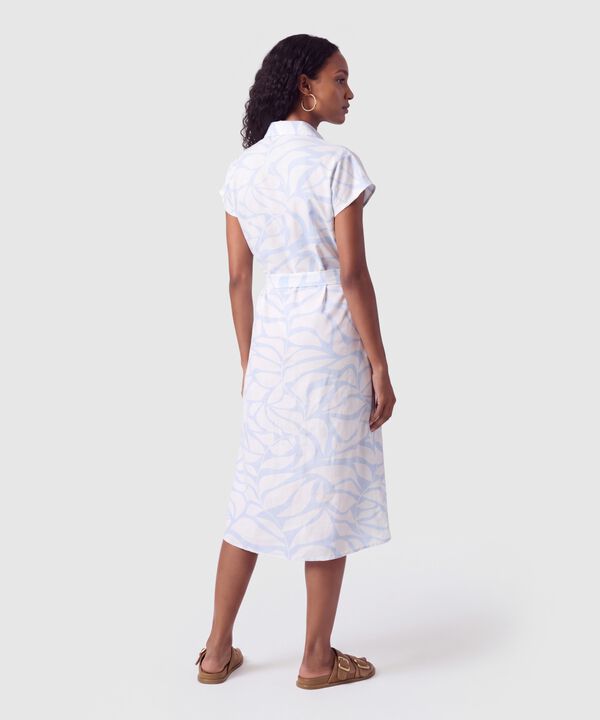 Vestido Camisero Con Cintur&oacute;n Para Mujer