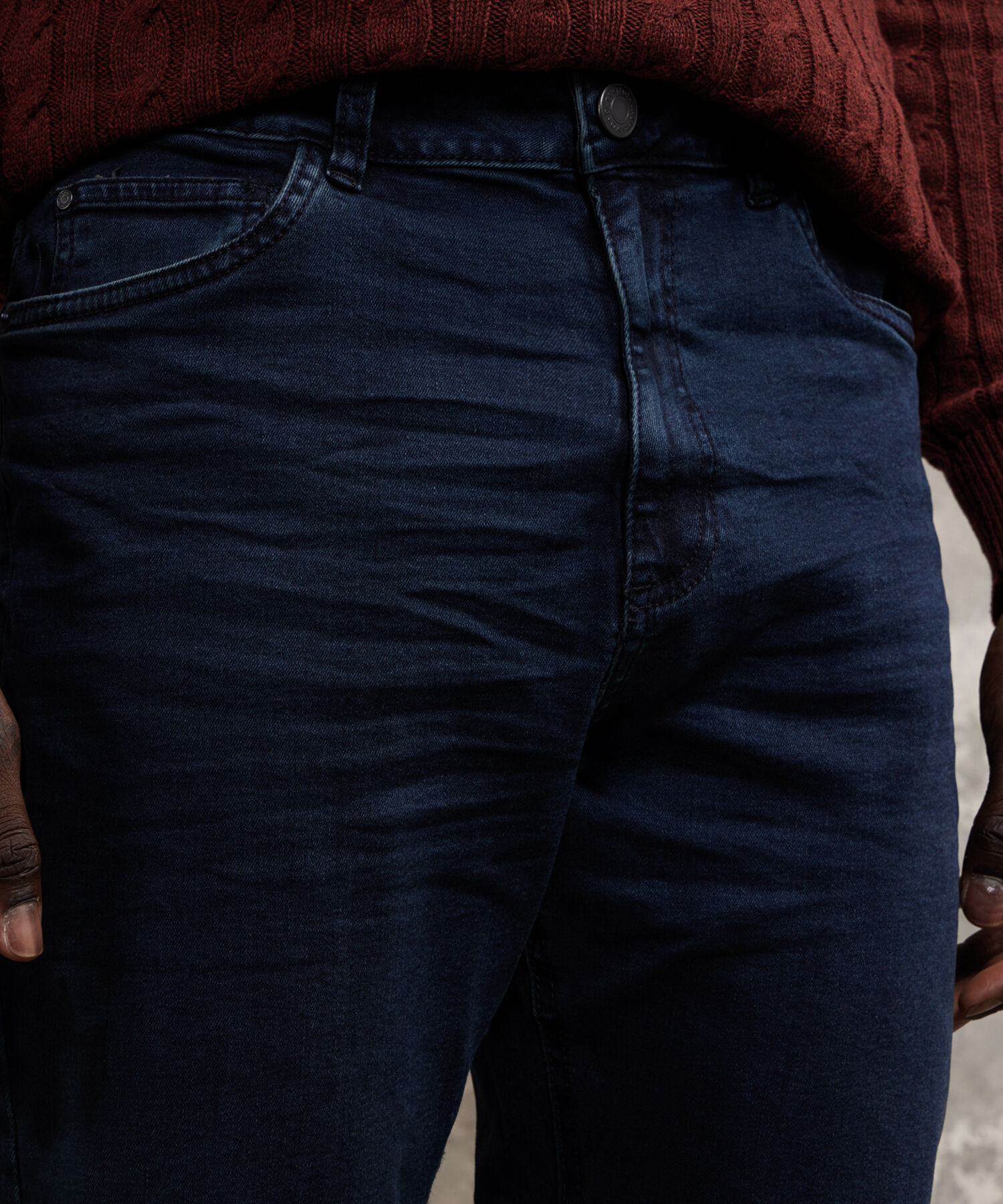 Jean Slim Tono Black y Blue