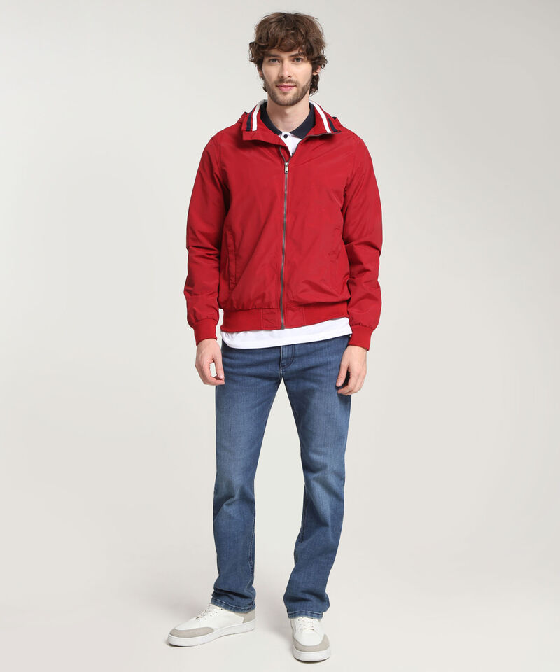 Chaqueta Casual Con Capota