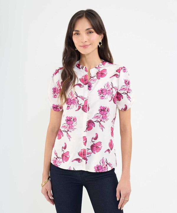 Blusa Estampada Manga Englobada image number null