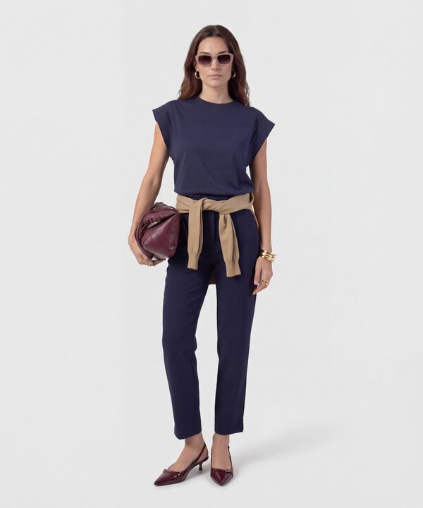 Pantal&oacute;n Clasico De Tiro Alto Para Mujer