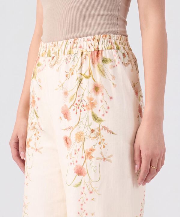 Pantal&oacute;n Fluido Con Cintura El&aacute;stica Mujer