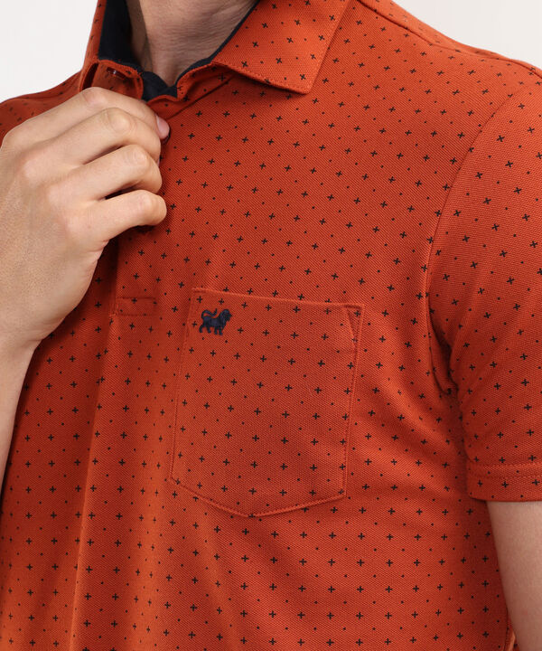 Polo Cuello Maquina Estampada