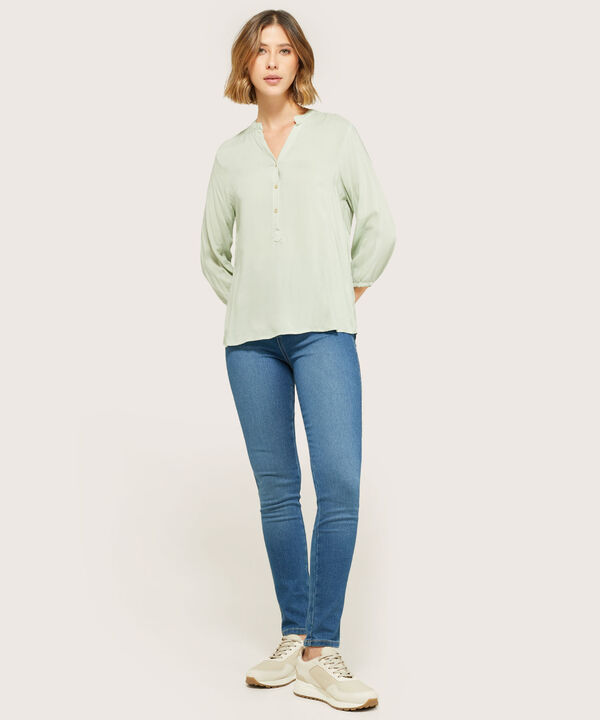 Blusa Manga 3/4 Unicolor