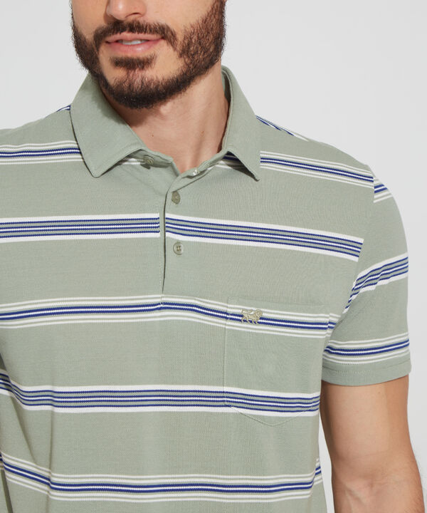 Polo Prete&ntilde;ida, Cuello Duro Con Bolsillo Y Silueta Regular Fit