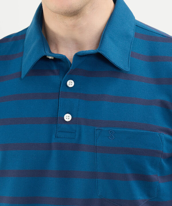 Polo Cuello Duro con Franjas image number null