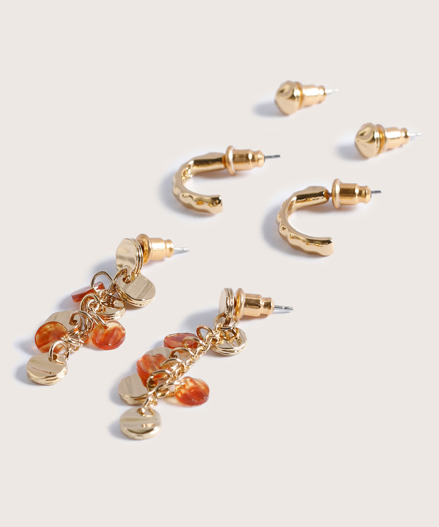 Aretes Set X3 Pares De Aretes