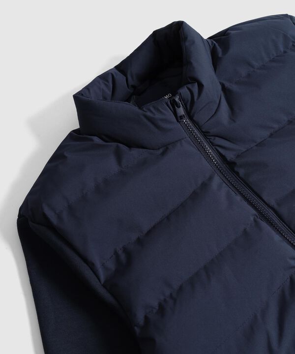 Chaqueta Acolchada Unicolor Para Hombre