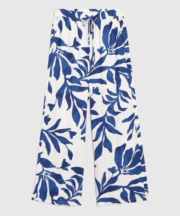 Pantal&oacute;n Estampado Con Ajuste De Cord&oacute;n image number null