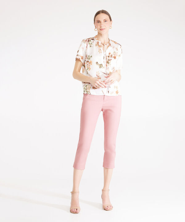 Pantalón Capri Unicolor