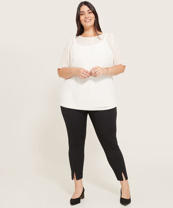 Blusa Con Capa Doble Mujer Curvy