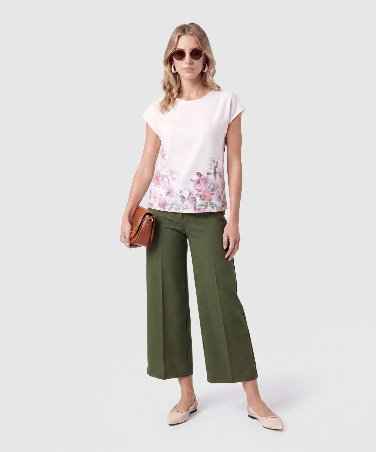 Pantal&oacute;n Culotte De Tiro Alto Mujer