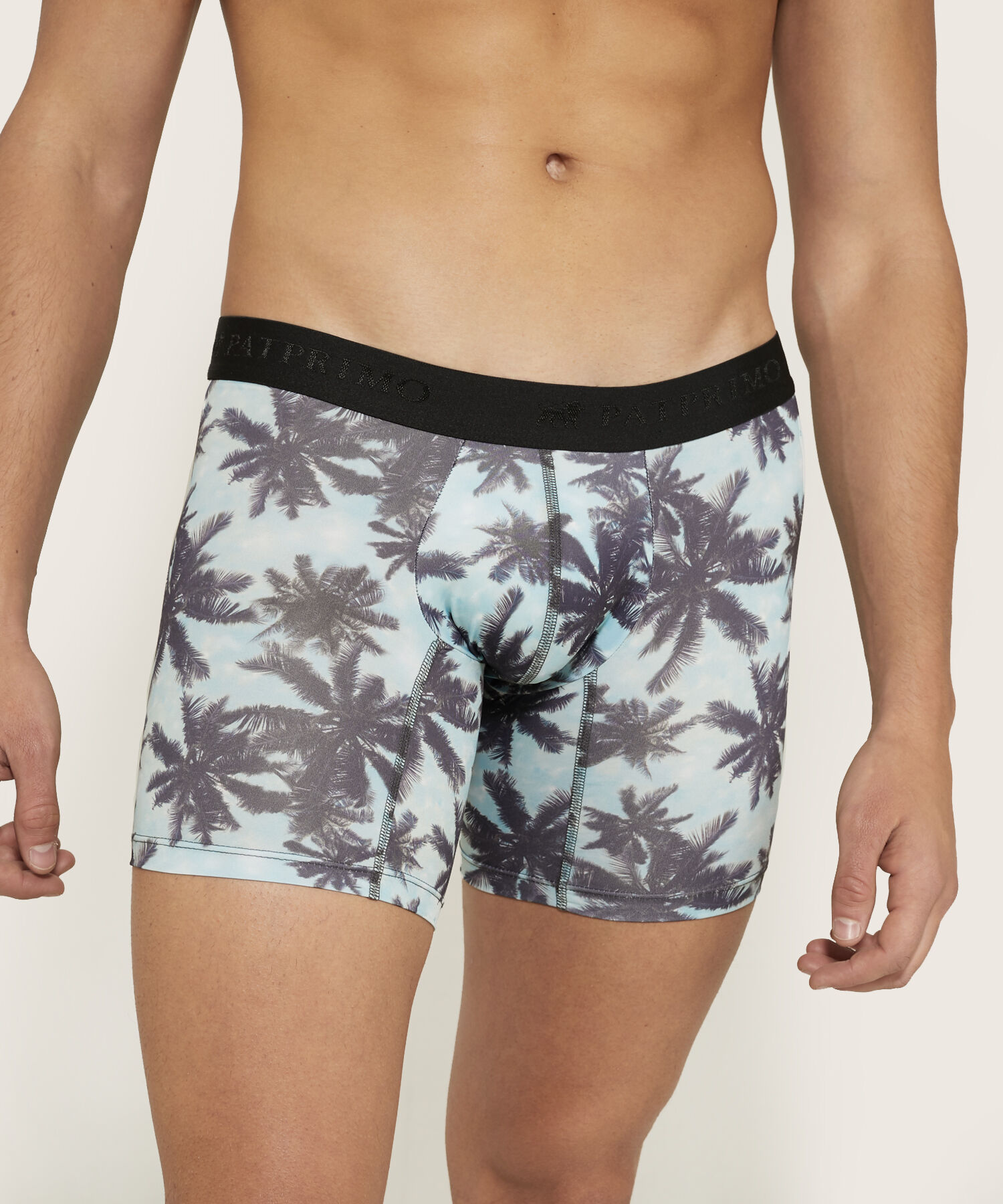 Boxer Medio Estampado Gris