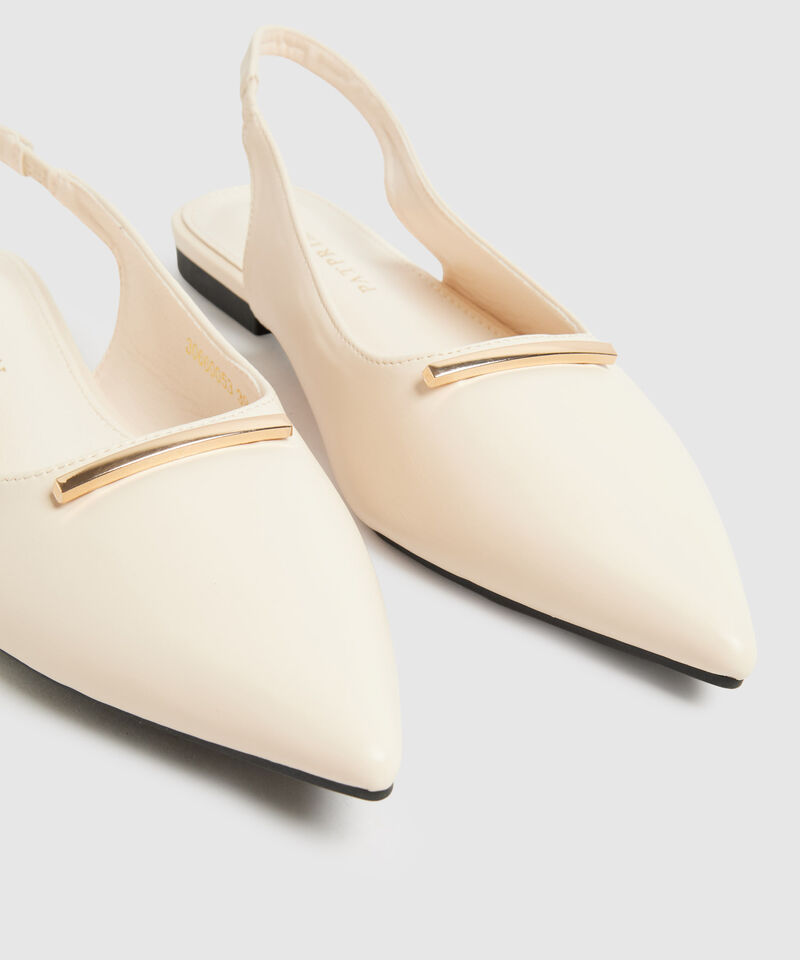 Zapato Destalonado De Punta Para Mujer