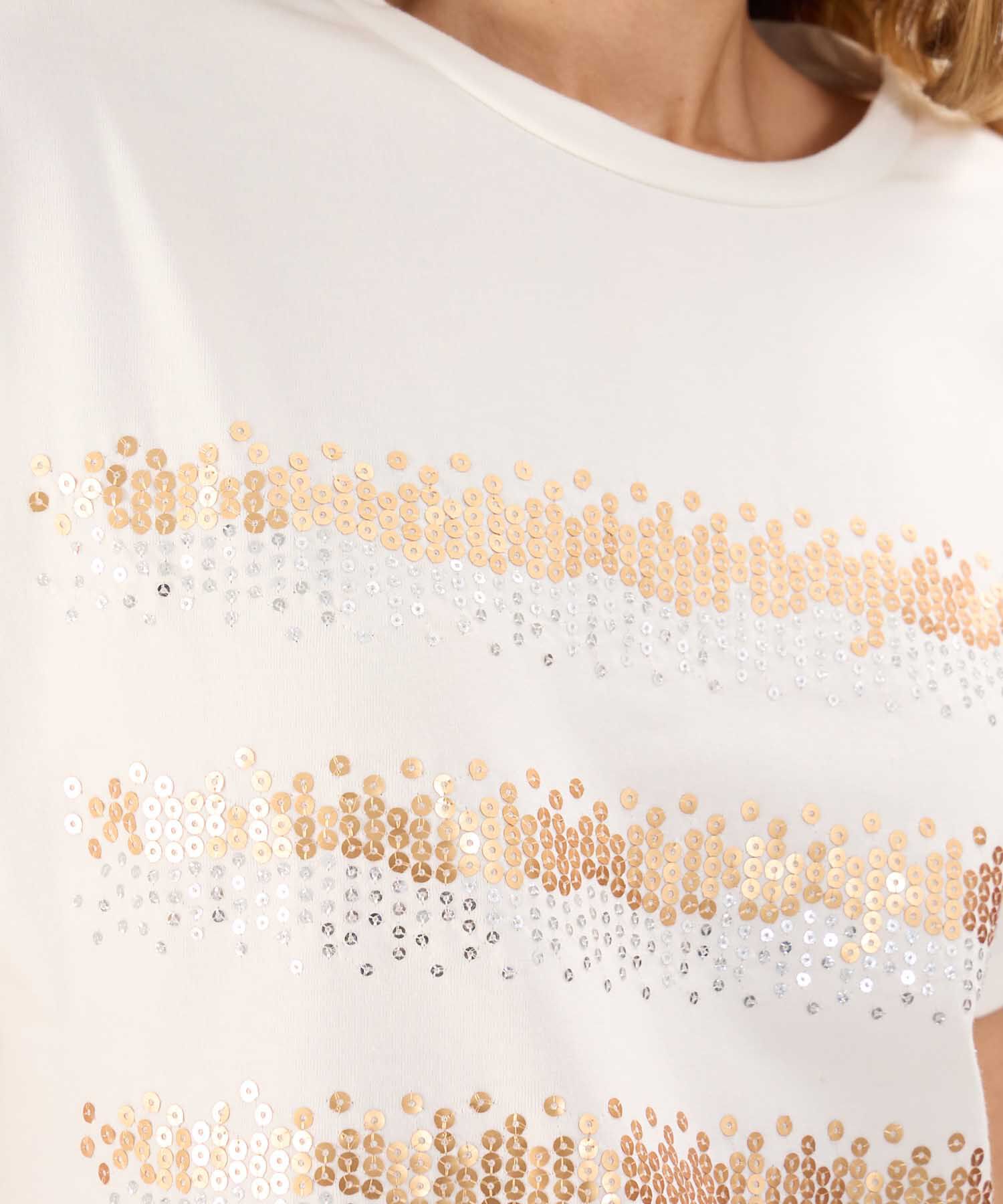 Camiseta con Lentejuelas