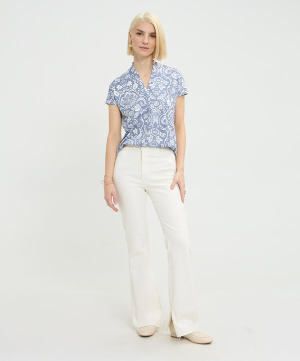 Camiseta Estampada Escote en V image number null