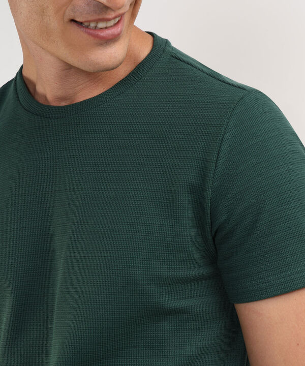 Camiseta Cuello Redondo Tela Textura