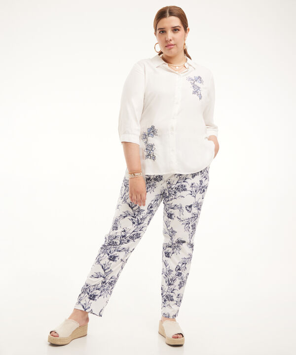 Pantalón Chino Estampado