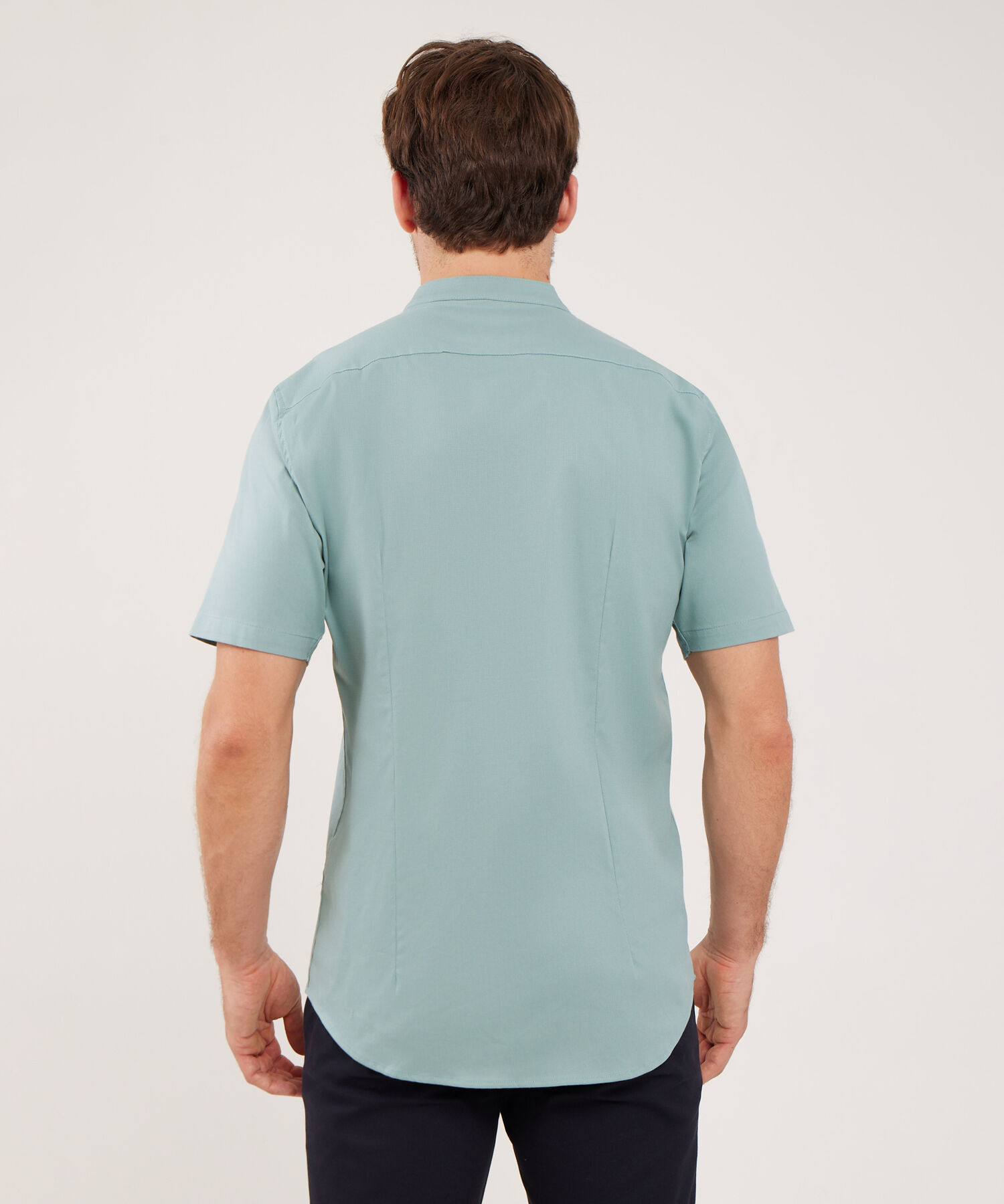 Camisa Cuello Neru Unicolor Slim Fit