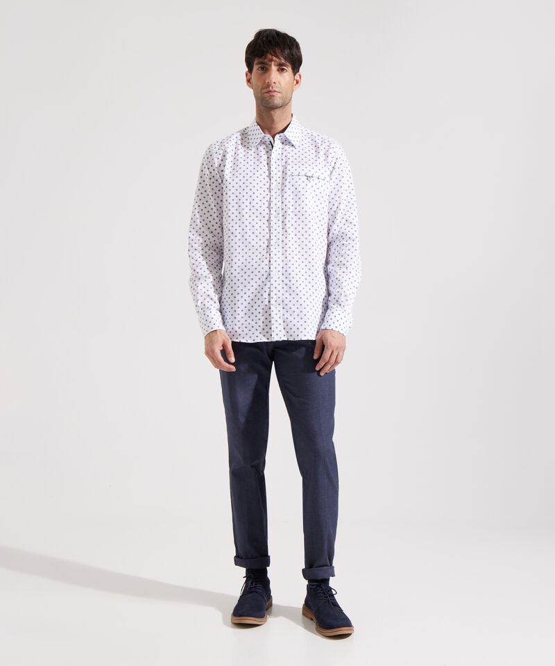 Camisa Manga Larga Estampada